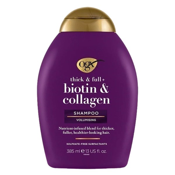 Dầu Gội OGX Thick & Full Biotin Collagen Chai 385Ml