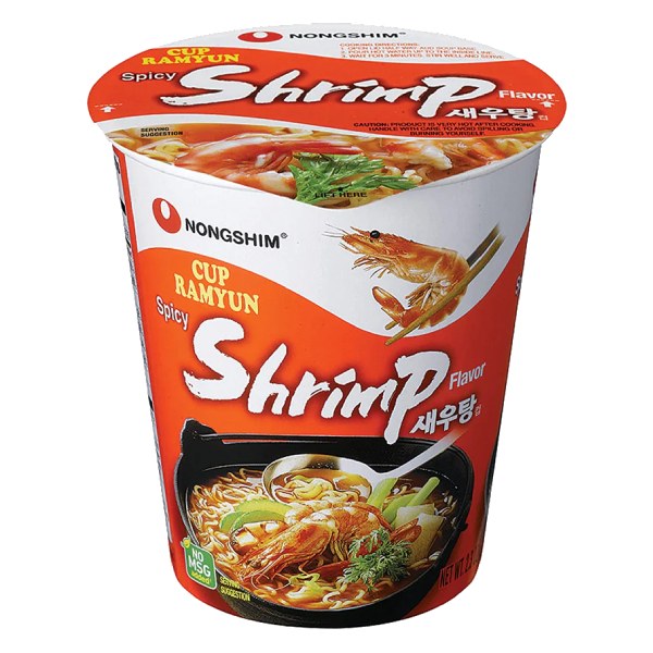 Mì Nongshim Vị Tôm Cay Ly 67G