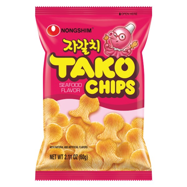 Snack Nongshim Tako Vị Hải Sản Gói 60G