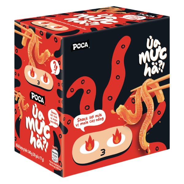 Snack Sợi Nưa Poca Vị Mala Cay Nồng Gói 340G
