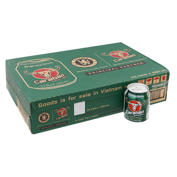 Nước Tăng Lực Carabao Thùng 24 Lon 250Ml