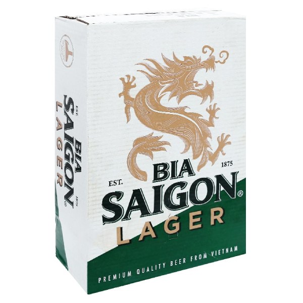 Bia Sài Gòn Lager Thùng 24 Lon 330Ml