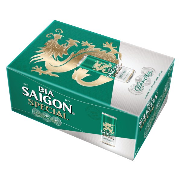 Bia Saigon Special Sleek Thùng 24 Lon 330Ml