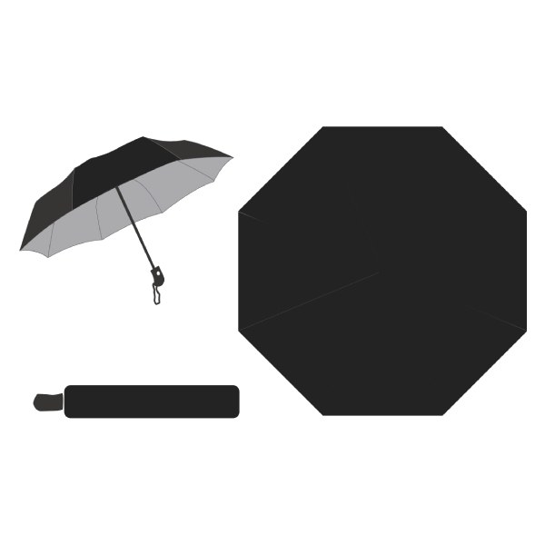 Dù Gấp 3 Tự Động 1 Chiều