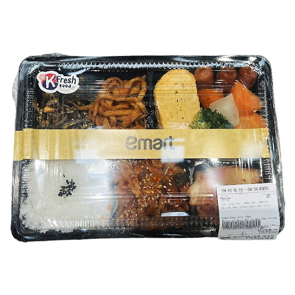 Kimchi Jeyuk Dosirak (Cơm heo xào kim chi + Súp kim chi) - 1 Set cơm phần đủ cho 2 người ăn