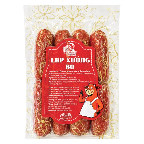 Lạp Xưởng Hoàng Mỹ Gia Bò (Kg)