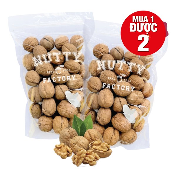Hạt Óc Chó Nguyên Vỏ Nutty Túi 500G