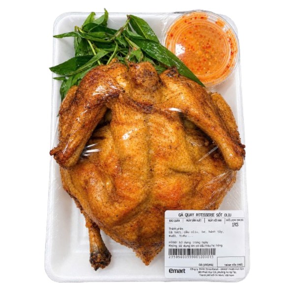 Set Gà Quay Rô Ti Sốt Olive