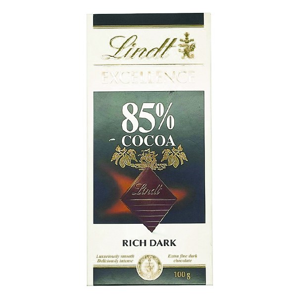 Socola Lindt Excellence 85% Ca Cao Thanh 100G