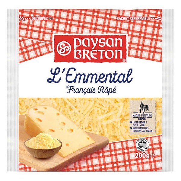 Phô Mai Sợi Emmental Paysan Breton 200G