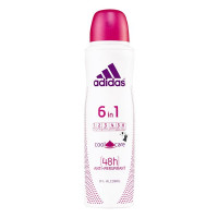 Xịt Ngăn Mùi Nữ Adidas 6in1 Cool & Care Chai 150Ml