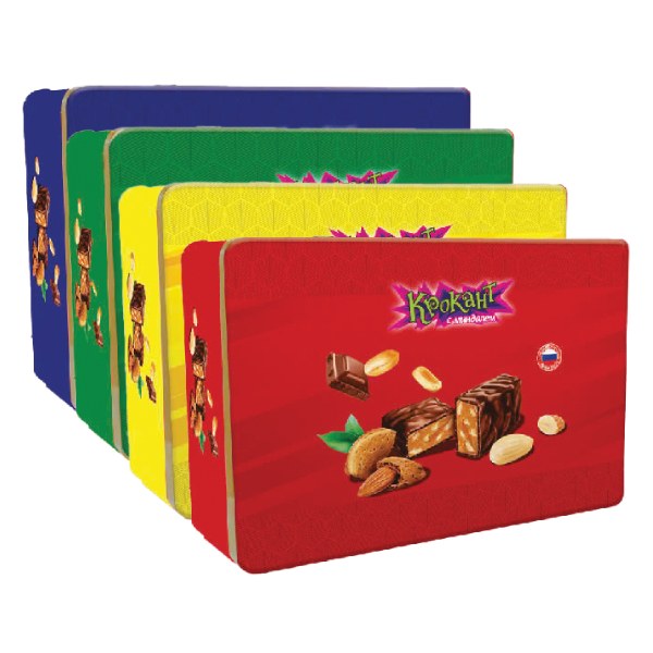 Kẹo Krokant Đậu Phộng & Hạnh Nhân Phủ Socola 180G