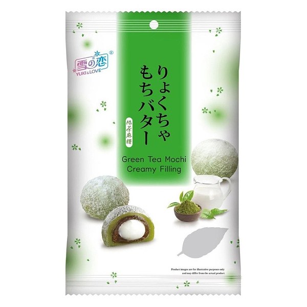 Bánh Mochi Yuki & Love Trà Xanh Nhân Kem 120G