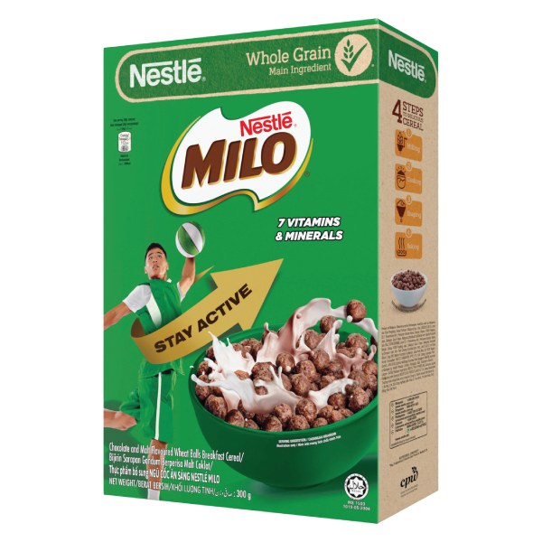 Bánh Ăn Sáng Nestle Milo Cereal 300G