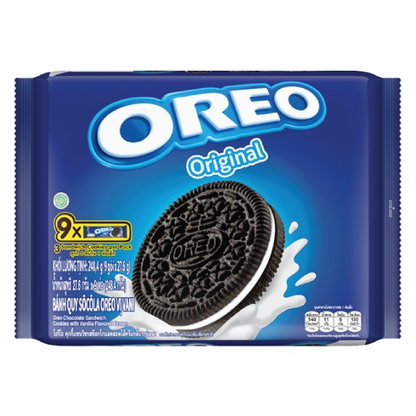 Bánh Quy Oreo Kem Vani 248.4G