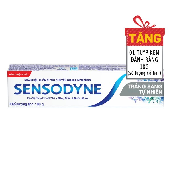 Kem Đánh Răng Sensodyne Trắng Sáng 100G