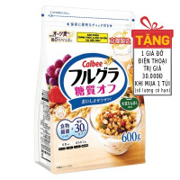 Ngũ Cốc Calbee Trắng Ít Đường Túi 600G