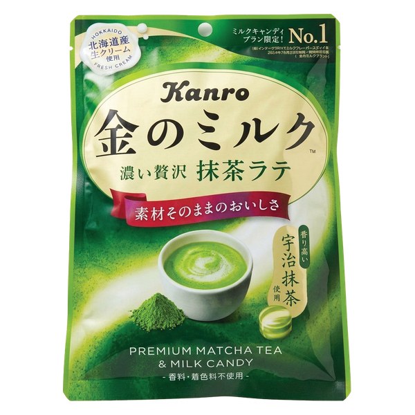Kẹo Kanro Premium Sữa Trà Xanh Gói 61G