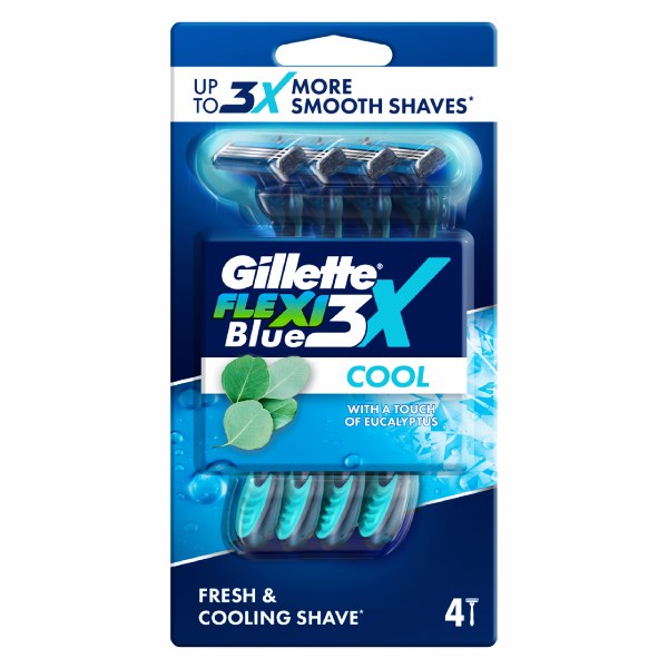 Dao Cạo Gillette Blue3 Mát Lạnh Gói 4 Cái