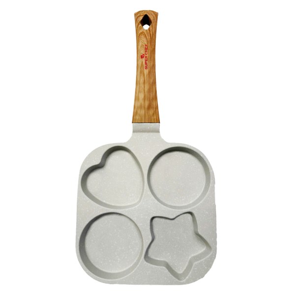 Chảo Chiên Trứng 4 Ngăn Super Chef SC-F1950