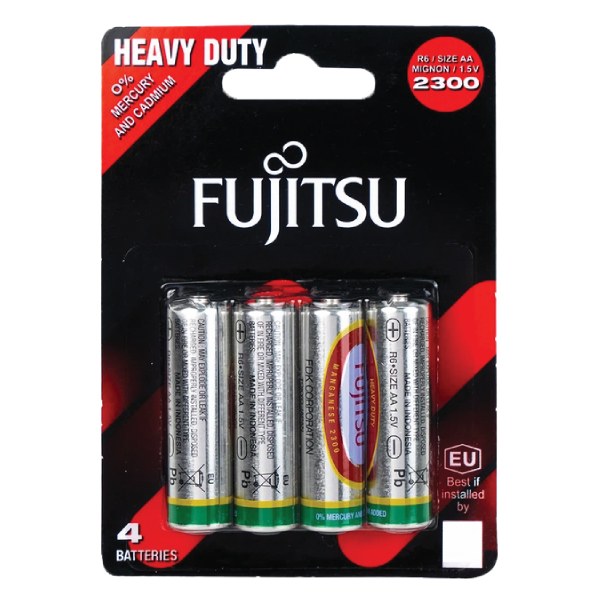 Vỉ 4 Pin Fujitsu-R6/2300(BP4) AA