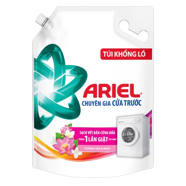 Nước Giặt Ariel Downy Cửa Trước Hương Sen Nhài Túi 3.7Kg