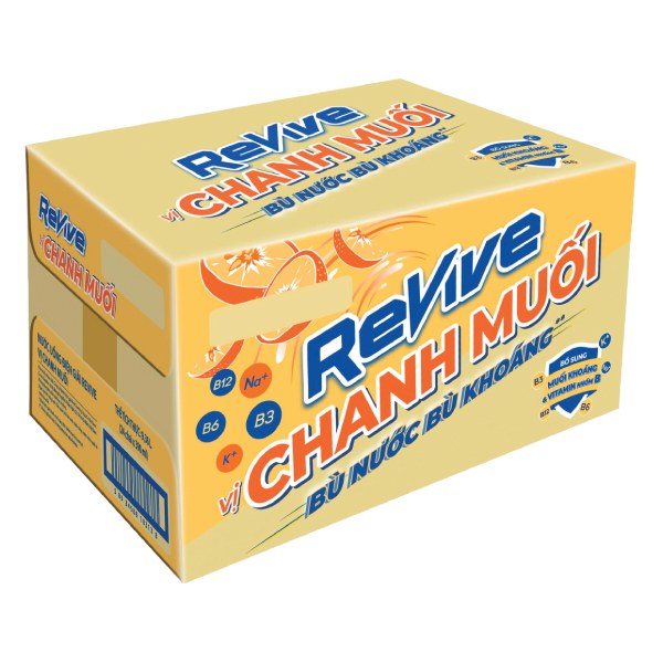 Nước Chanh Muối Revive Thùng 24 Chai 390Ml