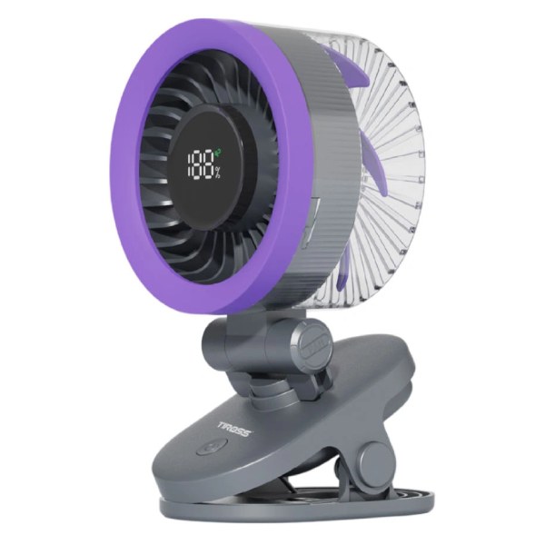 Quạt Kẹp Sạc Điện Tiross TS3423