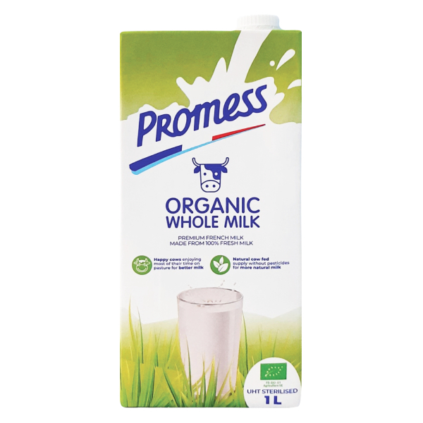 Sữa Tươi Tiệt Trùng Promess Organic 1L