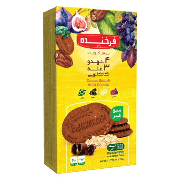 Bánh Quy Farkhondeh Cacao Ngũ Cốc Hộp 215G