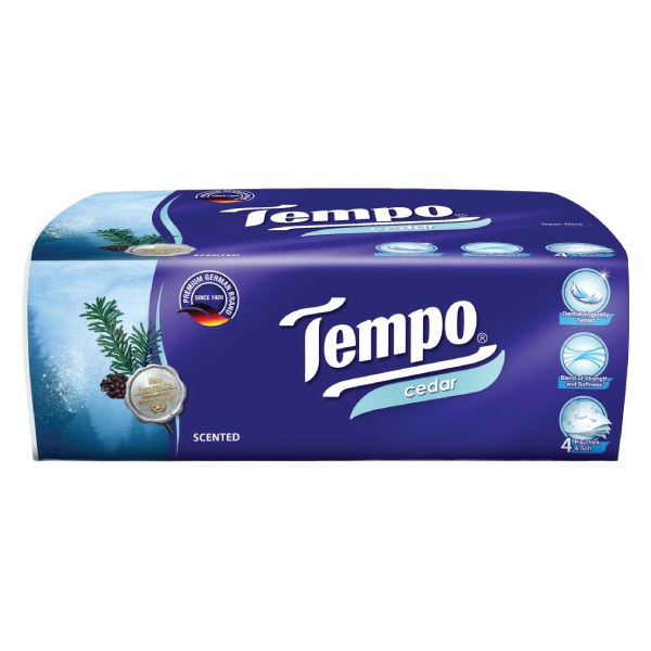 Khăn Giấy Rút Tempo Tuyết Tùng 90 Tờ