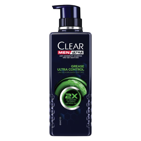 Dầu Gội Clear Men 2X Ultra Kiềm Dầu Chai 380G