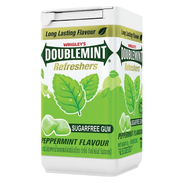 Kẹo Cao Su Doubelmint Refresh Bạc Hà Hũ 40G