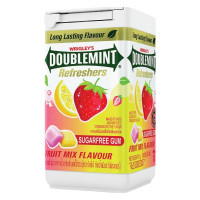 (Only Emartmall) Kẹo Cao Su Doublemint Refresh Dâu Chanh Hũ 40G