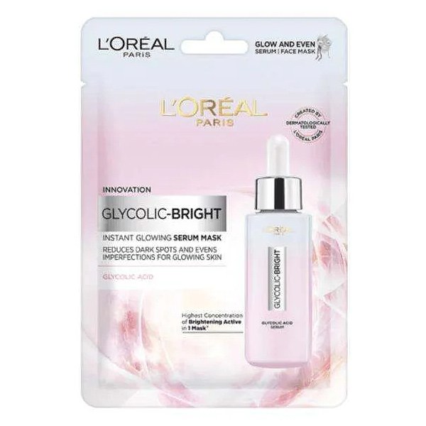 Mặt Nạ L'Oreal Dưỡng Sáng Glycolic 22G
