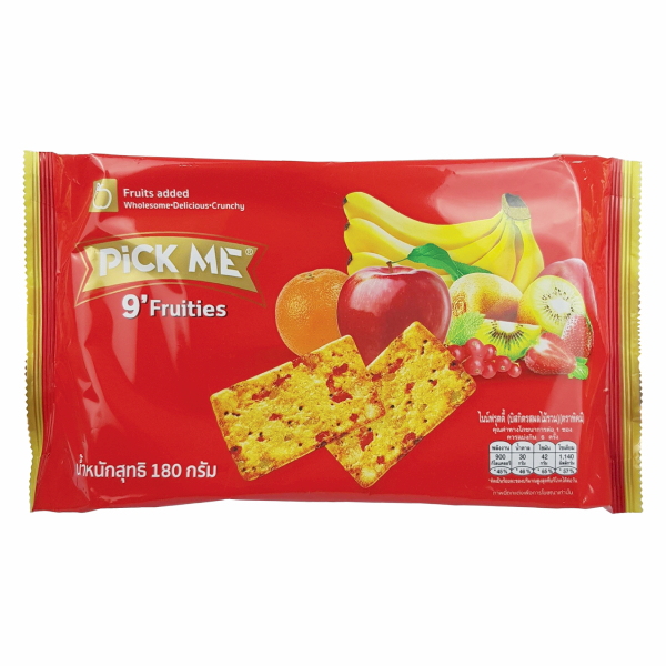 Bánh Quy Pick Me Trái Cây Gói 180G