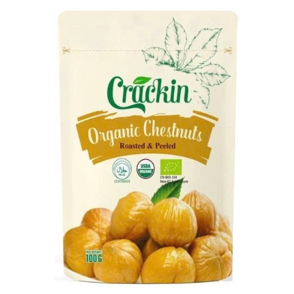(Only Emartmall) Hạt Dẻ Hữu Cơ Crackin Rang Tách Vỏ Gói 100G