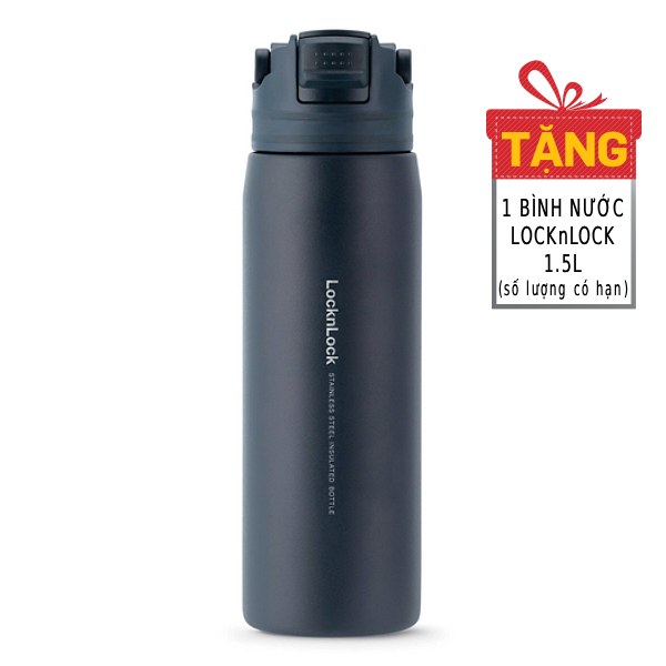 Bình Giữ Nhiệt LocknLock Active One-Touch Tumbler LHC3321NVY 700Ml Navy