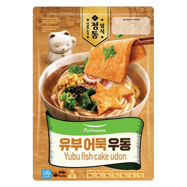 Mì Udon Pulmuone Đậu Hũ Chả Cá Gói 275G