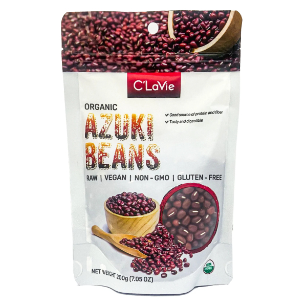 Đậu Đỏ Azuki Hữu Cơ C'Lavie Organic Túi 200G
