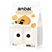 Bánh Mì Ambai Nhân Sữa Chua Vị Đào Vàng Gói 76G