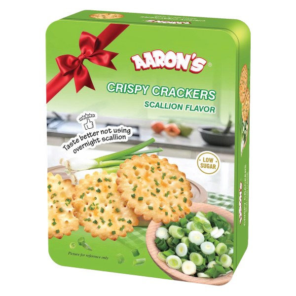 Bánh Quy Aaron's Vị Hành Hộp 412G