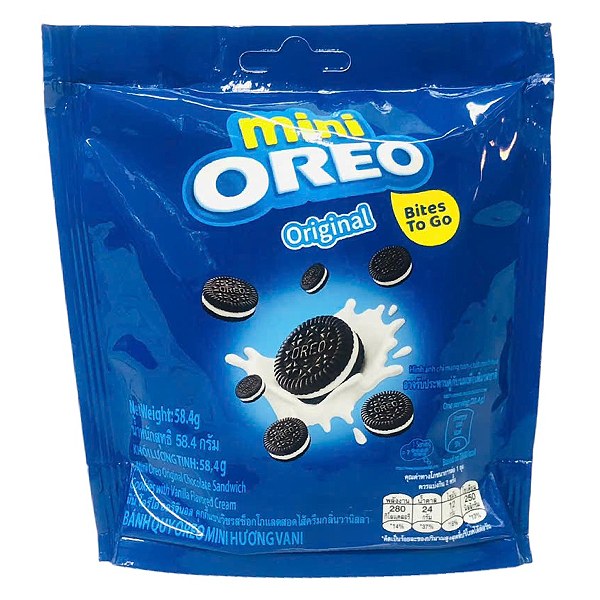 Bánh Quy Oreo Mini Vani Gói 58.4G