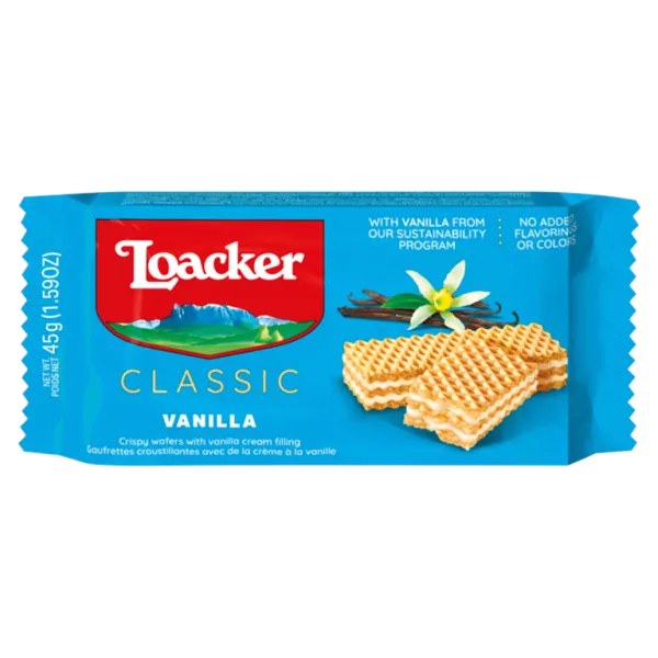 Bánh Xốp Loacker Vani Gói 45G