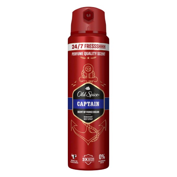 Xịt Khử Mùi Old Spice Captain 150Ml