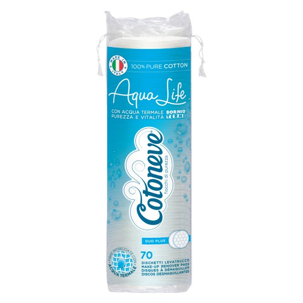 Bông Tẩy Trang Cotoneve Aqua Life Gói 70 Miếng