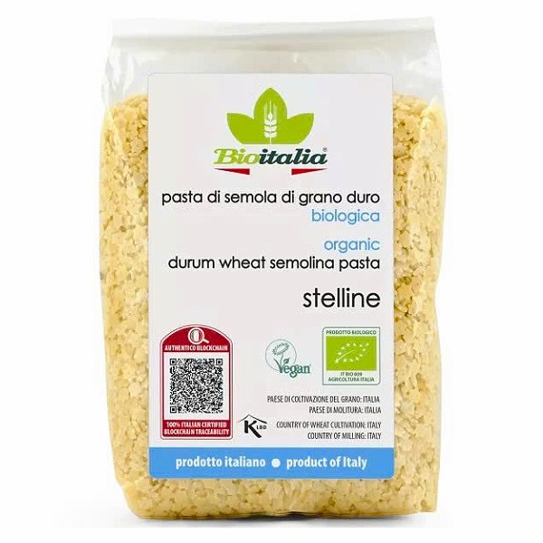 Nui Hữu Cơ BioItalia Stelline Hình Sao Gói 500G