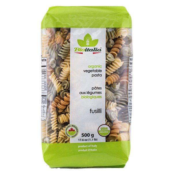 Nui Hữu Cơ BioItalia Rau Củ Quả Xoắn Gói 500G