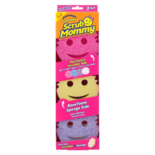 Bộ 3 Bọt Biển Scrub Mommy 2 Mặt Đa Năng