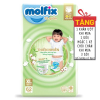 Tã Quần Molfix Thiên Nhiên Bông Organic XL62